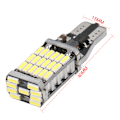 Pikkukuva 4 / 5: 2 kpl T15 W16w 45 Smd 4014 Led Auto Lisävalo Ei Virhettä Käännettäessä