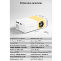Pikkukuva 2 / 7: LED-kotikonttori YG300-projektori HD 1080P Mikro Mini-projektori (1