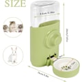 Miniatyrbillede 4 af 5: Automatisk Vanddispenser til kæledyr (Grøn), Kanin Vanddispenser, Han