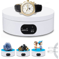 Miniatyrbillede 1 af 6: Elektrisk Drejeskive, 12cm Elektrisk Roterende Display Stativ, 360° Au