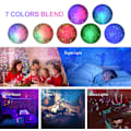 Miniatyrbilde 7 av 7: LED Nattelys Projektor, 2 i 1 Stjernehimmel Nattelys med Fjernkontroll