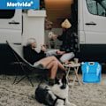 Miniatyrbild 5 av 5: Vikbar Vattenpåse 10L Bärbar Vattenblåsa BPA Fri Flexibel W