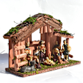 Miniatyrbillede 2 af 4: 1 stk Julekrybbe Statue Klassisk Hellig Skrivebords Pynt Bordplade Na DXGHC