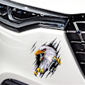 Miniatyrbilde 2 av 5: 3D Ørn Bilstikker, 3D Ørn Bilsticker Auto Kreativ Dyr