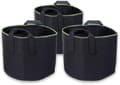 3 st. Non-woven Planteringsväskor 68 liter Höjd 45 cm Plantering DXGHC