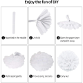 Miniatyrbild 3 av 5: 48 stycken Pom Pom-dekoration Bröllop Pappersboll Dekoration DIY Eller