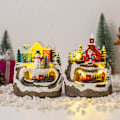 Miniatyrbillede 5 af 5: Roterende julepynt i harpiks med koncertdekorationer