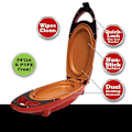 Miniatyrbillede 3 af 5: 110V/220V Non-stick Elektrisk Crepe Maker Pizza Pandekage Bageovn DXGHC