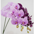Miniatyrbilde 3 av 5: 1 Simulert blomst føles Phalaenopsis husholdningsmodell romdekor
