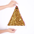 Miniatyrbillede 3 af 5: 2 Julehatte Dobbeltsidede Sequins Hatte Julepynt