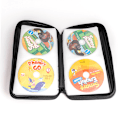 Miniatyrbillede 1 af 6: 1 Sort CD-Æske, 80-Pak Kapacitet Hård Plastik CD DVD Disk