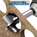 Miniatyrbilde 4 av 5: 32 mm Forstner-bor for tre, Tungsten Carbide Forstner-bor