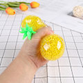 Miniatyrbild 5 av 6: Ananas Stressboll Squishy Vattenpärlor Boll Sensorisk Fidget Leksak