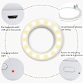 Miniatyrbillede 5 af 6: 1 mobiltelefon fyldlys LED live-udsendelse fyldlys selfie li