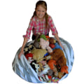 Miniatyrbillede 2 af 3: Plush Legetøjsbold Opbevaringspose Fodbold Basketball Baseball Rugby Bea