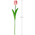 Miniatyrbild 7 av 7: 10 st Real Touch Latex Konstgjorda Tulpaner Blommor Falska Tulpaner Flow