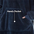 Miniatyrbillede 3 af 7: Vinter Hættetrøje-Tæppe Kvinder Oversized Fleece Tæppe Med