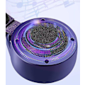 Miniatyrbillede 3 af 5: （Blå）1 stk. Mini Bluetooth Højttaler Vandafvisende Stereo Subwoofer Wit