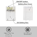 Miniatyrbild 5 av 5: Marocko Led Fairy Lights - 6m Total längd 40 Varmvita lysdioder DXGHC