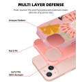 Miniatyrbilde 4 av 4: 1 stk Rosa Bieblomster for iPhone 13 for kvinner - Komplett Fallbeskyttelse