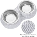 Miniatyrbillede 3 af 5: Dobbelt Pet Feeder Dyrefoder Hundebolle