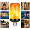 Miniatyrbild 3 av 5: Dww-ledd flamma glödlampa, 4 lägen flimrande glödlampor, E26 DXGHC