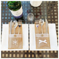 Miniatyrbilde 6 av 7: 2 stk Julepynt Julelin Laceserviett Oppbevaring B