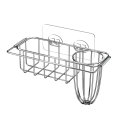 Miniatyrbilde 1 av 5: 2-i-1 Vaskeservant Holder for Oppvaskbørste og Rustfritt Stål Svamp No-D