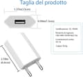 Miniatyrbild 4 av 5: (2-pack) USB-väggladdare 5V 1A Universal Adapteruttag Co