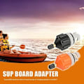 Miniatyrbillede 2 af 5: 2 stk SUP pumpe adapter luftpumpekonverter padlebræt pumpe oppustelig, A