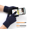 Miniatyrbilde 5 av 7: Unisex Vintervarme Strikkhansker, Tykke Fleece Elastiske Mansjetter