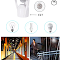 Miniatyrbillede 2 af 5: 360 Graders PIR Menneskelig Induktions Bevægelsessensor LED Natlampe Pære