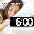 Miniatyrbild 5 av 7: Digital väckarklocka, 6,7 tum LED-digital klocka sängbord väckarklocka M