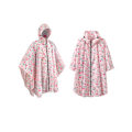 Miniatyrbillede 1 af 6: Regnjakke Poncho med Lynlås-Hætte til Voksen, Flamingo