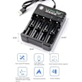 Miniatyrbillede 2 af 5: Universal 18650 Batterilader 3.7v Batterilader med LED Indikator