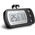 Miniatyrbillede 1 af 5: （Sort）Digital Køleskabs Termometer, Vandafvisende Fryser Termometer