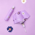 Miniatyrbillede 2 af 5: 1 stk. Daisy paraply Automatisk 8-bens Sort lim Anti-UV UPF50+