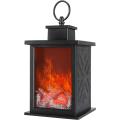 Miniatyrbillede 1 af 7: Pejslampe med LED-flammeeffekt, rektangulær pejslampe Si