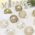 Miniatyrbilde 5 av 6: Gjennomsiktige Julekulepynt, 30 stk 2,36\" Gull Knusefrie Julepynt