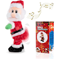 Miniatyrbild 1 av 6: Twerking Tomte, 14\" Tomtedockan Animerade Julleksaker Sjunger