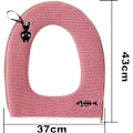 Miniatyrbillede 3 af 7: Toiletbrætssæder, 4 stk. toiletbrætspuder, universal lynlås