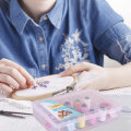 Miniatyrbild 2 av 7: Transparent Förvaringslåda, Sybox, Syförvaringslåda, Sytråd