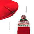 Miniatyrbillede 6 af 6: Unisex Julehat Vinter Strikket Hæklet Beanie Julemandshue Til