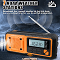 Miniatyrbild 5 av 6: Bärbar Dynamo Överlevnadsradio, Bärbar Batteridriven Radio w