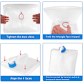 Miniatyrbillede 3 af 5: Foldbar Vanddunk Collapsible Vandtank med Hane Stor C