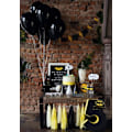 Miniatyrbillede 4 af 5: Sorte og hvide latexballoner, 60 stk. Konfettiballoner/Helium Balloner