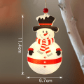 Miniatyrbilde 2 av 6: LED Julelys Snømann Vindu Dekorasjon Nattlys Bryllup