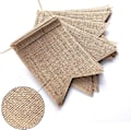 Miniatyrbillede 3 af 4: 24 Burlap-bannere, dekorativ bunting perfekt til bryllupper, baby