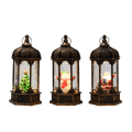 Miniatyrbilde 3 av 5: 3 stk. juleheksagonvindlampe for innendørs vanninjeksjon