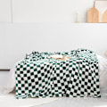 Pikkukuva 5 / 5: Buffalo Plaid -fleecepeitto (70*140cm, Vihreä) - Ruudullinen Flanelli DXGHC